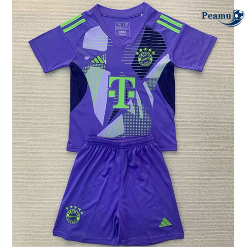 Maglia Calcio Bayern Monaco Bambino Portiere Viola 2024-2025
