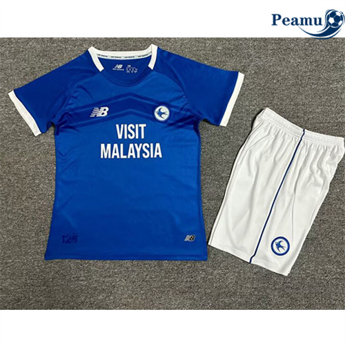 Maglia Calcio Cardiff City Bambino Prima 2024-2025