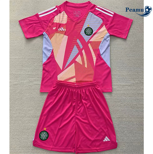 Maglia Calcio Celtic Bambino Portiere Rosa 2024-2025