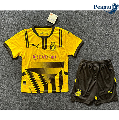 Maglia Calcio Dortmund Bambino Giallo 2024-2025