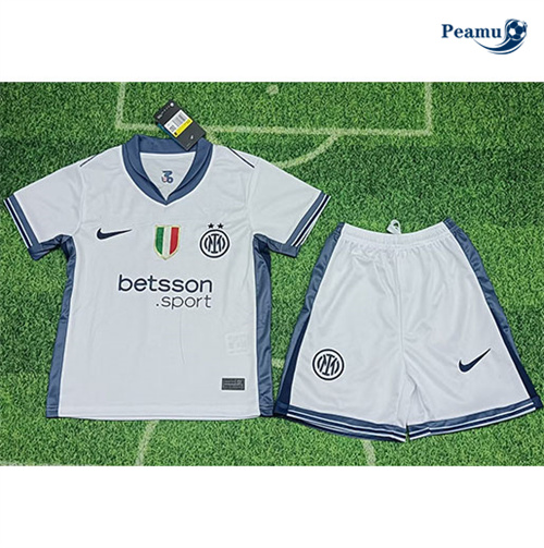 Maglia Calcio Inter Milan Bambino Seconda 2024-2025