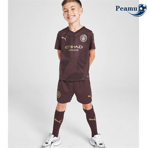 Maglia Calcio Manchester City Bambino Terza 2024-2025