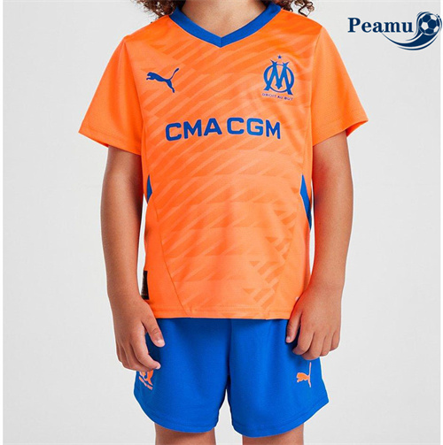 Maglia Calcio Marsiglia Bambino Terza 2024-2025