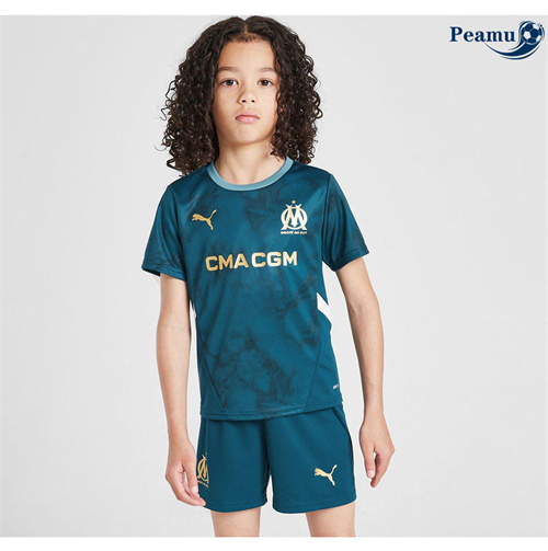 Maglia Calcio Marsiglia Bambino Seconda 2024-2025