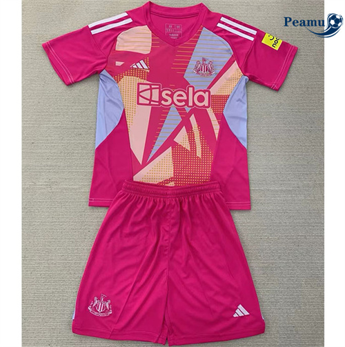 Maglia Calcio Newcastle United Bambino Portiere Rosa 2024-2025