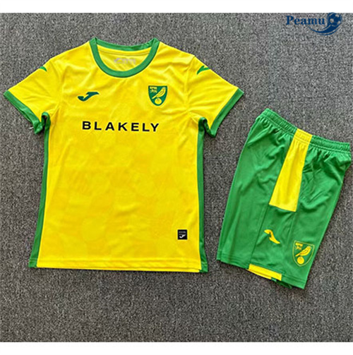 Maglia Calcio Norwich City Bambino Prima 2024-2025
