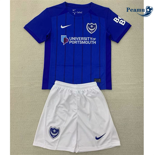 Maglia Calcio Portsmouth Bambino Prima 2024-2025
