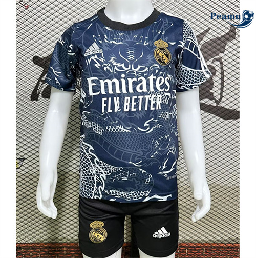 Maglia Calcio Real Madrid Bambino Blu 2024-2025