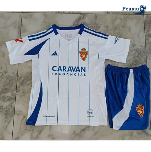 Maglia Calcio Real Zaragoza Bambino Prima 2024-2025