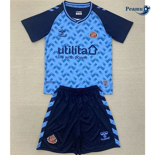 Maglia Calcio Sunderland Bambino Portiere Blu 2024-2025