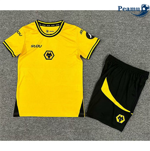 Maglia Calcio Wolves Bambino Prima 2024-2025