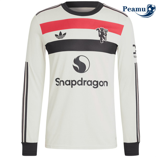 Maglia Calcio Manchester United Terza Manica lunga 2024-2025