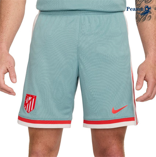Maglia Calcio Atletico Madrid Pantaloncini Seconda 2024-2025