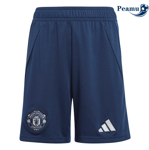 Maglia Calcio Manchester United Pantaloncini Seconda 2024-2025