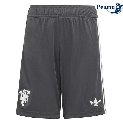 Maglia Calcio Manchester United Pantaloncini Terza 2024-2025