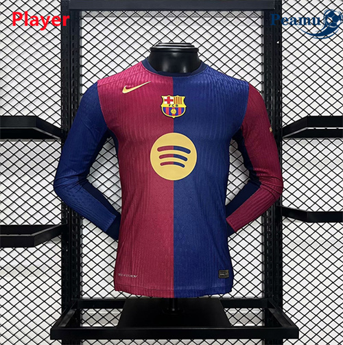 Maglia Calcio Barcellona Player Prima Manica lunga 2024-2025