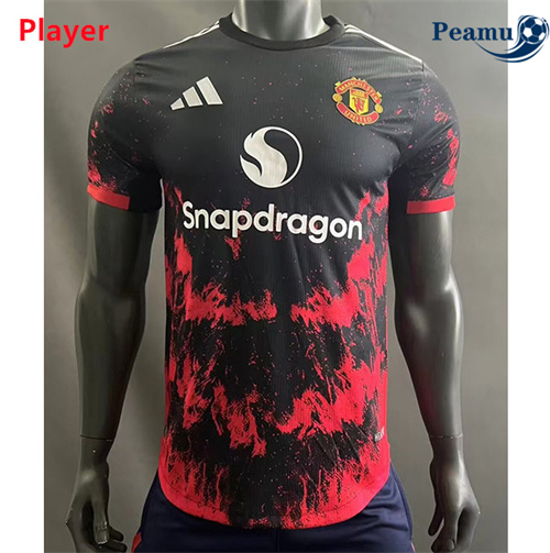 Maglia Calcio Manchester United Player Édition spéciale Rosso 2024-2025