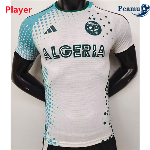 Maglia Calcio Algeria Player Verde/Bianco 2024-2025