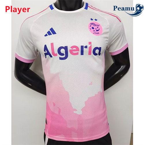 Maglia Calcio Algeria Player Rosa/Bianco 2024-2025