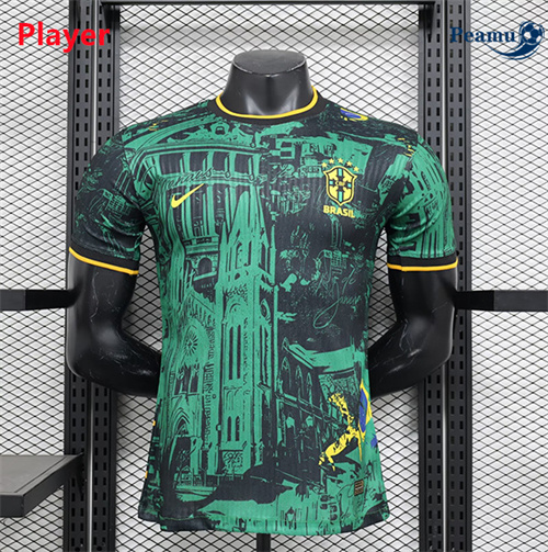 Maglia Calcio Brasile Player Special Verde 2024-2025