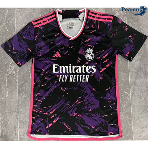 Maglia Calcio Real Madrid pre-match nero/Viola 2024-2025