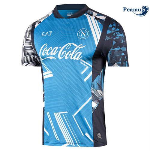 Maglia Calcio SSC Napoli Pre-Match Blu 2024-2025