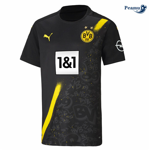 Maglia Calcio Borussia Dortmund Seconda Nero 2020-2021