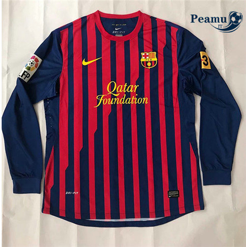 Maglia Calcio Barcellona Prima Manica lunga 2011-2012