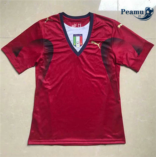 Maglia Calcio Italia Rosso Portiere 2006