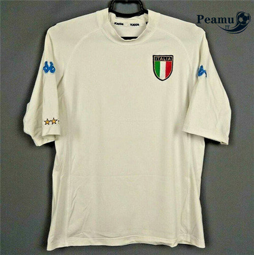 Maglia Calcio Italia Seconda Bianca 2000