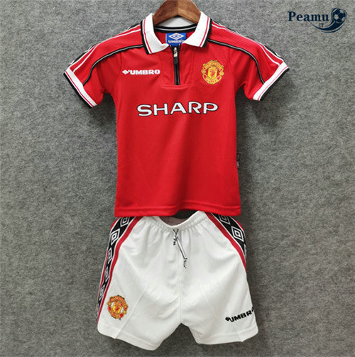 Maglia Calcio Manchester United Bambino Prima 1998-99