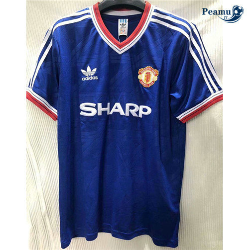 Maglia Calcio Manchester United Terza 1986