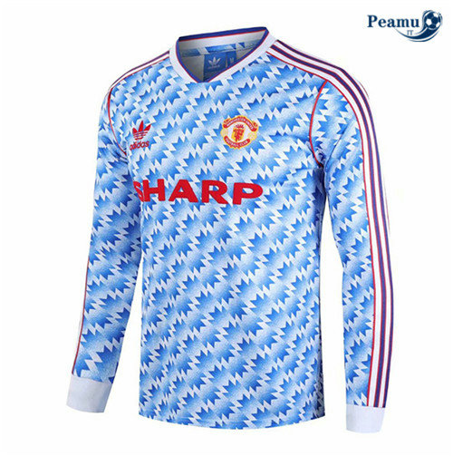Maglia Calcio Manchester United Seconda Manica lunga 1990-92