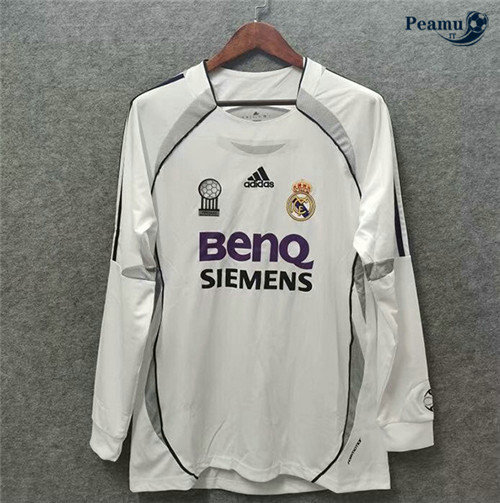 Maglia Calcio Real Madrid Prima Manica lunga 2006-07