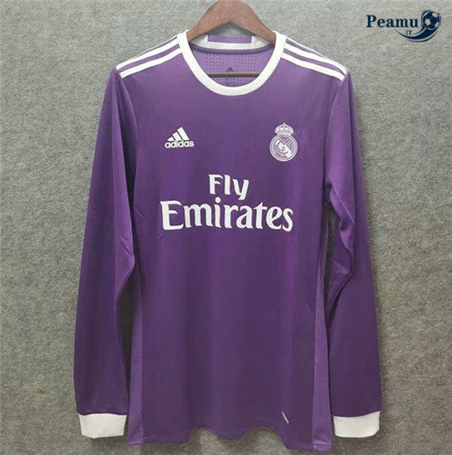 Maglia Calcio Real Madrid Seconda Manica lunga 2016-17