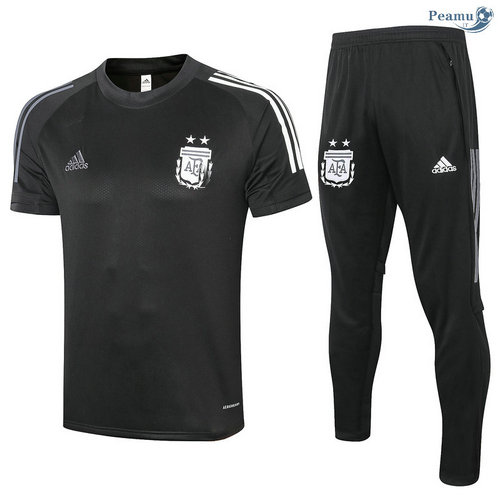 Kit Maglia Formazione Argentina + Pantaloni Nero 2020-2021