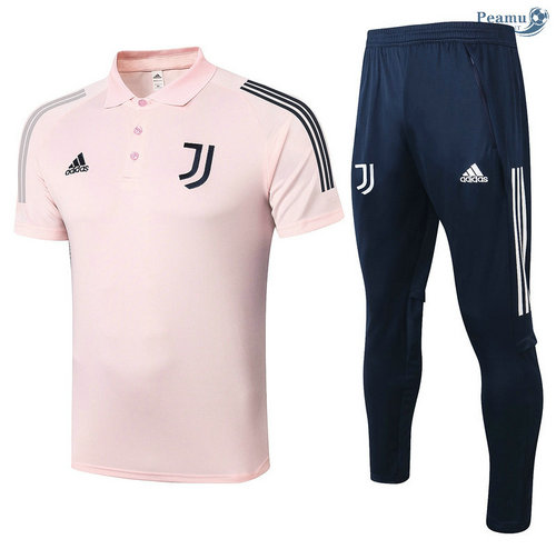 Kit Maglia Formazione POLO Juventus + Pantaloni Rosa 2020-2021