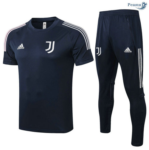 Kit Maglia Formazione Juventus + Pantaloni Blu Navy 2020-2021
