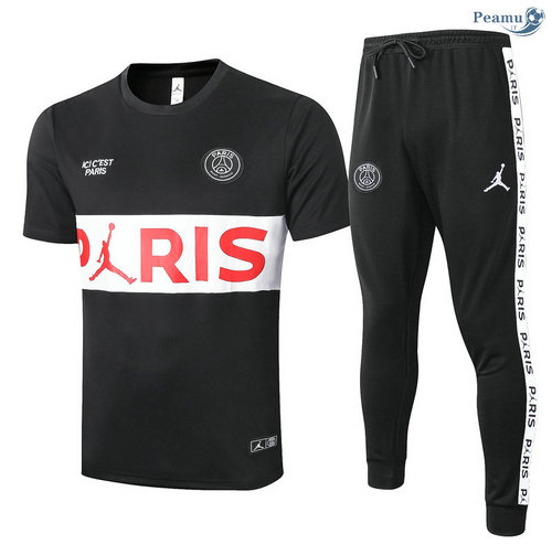Kit Maglia Formazione PSG + Pantaloni Nero (Bianca Pris) 2020-2021