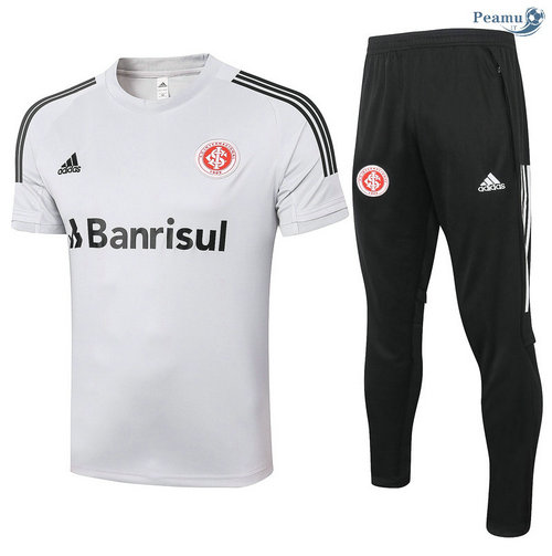 Kit Maglia Formazione SC Internacional + Pantaloni Grigio chiaro 2020-2021