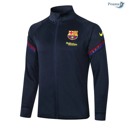 Giacca Calcio Barcellona Blu Navy 2020-2021