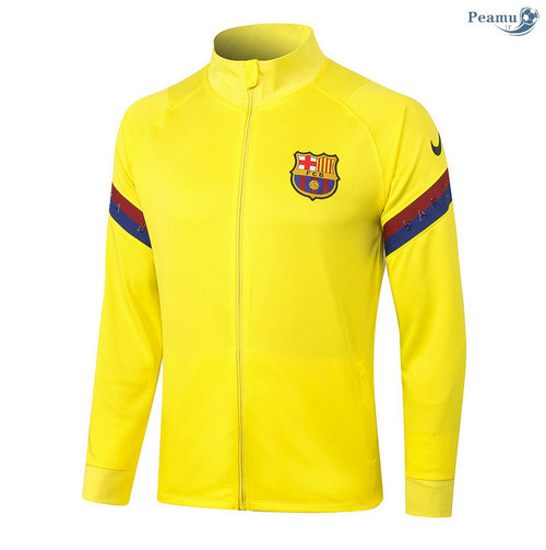 Giacca Calcio Barcellona Giallo 2020-2021