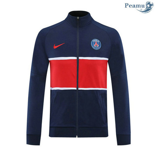 Giacca Calcio PSG Blu Navy/Rosso 2020-2021