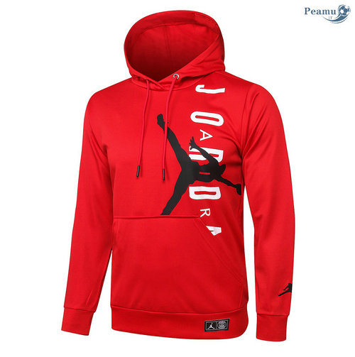 Giacca Con Cappuccio PSG Jordan Rosso/ Nero 2020-2021