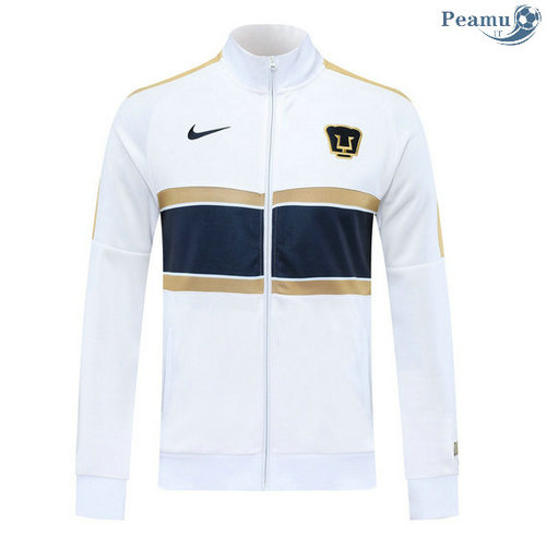 Giacca Calcio Pumas Bianca/Blu 2020-2021