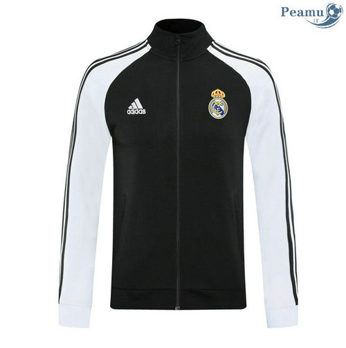 Giacca Calcio Real Madrid Nero/Bianca 2020-2021