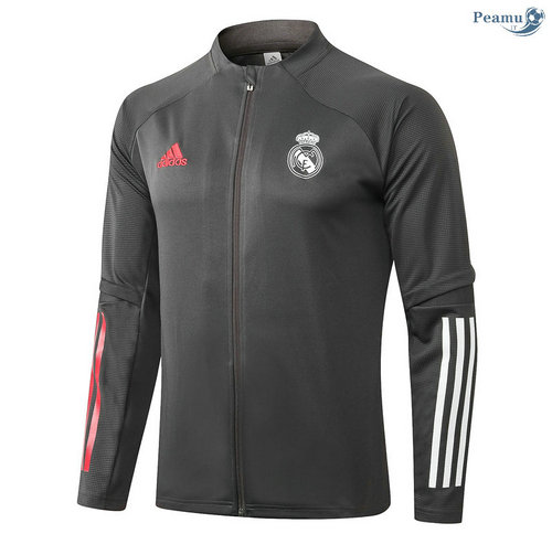 Giacca Calcio Real Madrid Grigio scuro 2020-2021