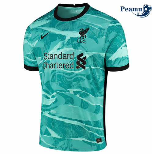 Maglia Calcio Liverpool Verde 2020-2021
