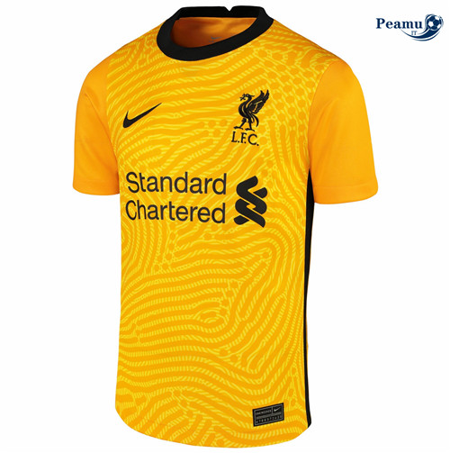 Maglia Calcio Liverpool Giallo 2020-2021