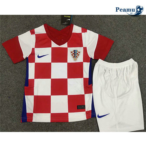 Maglia Calcio Croazia Bambino Prima 2020-2021